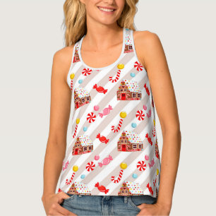 Gingerbread joy tank top