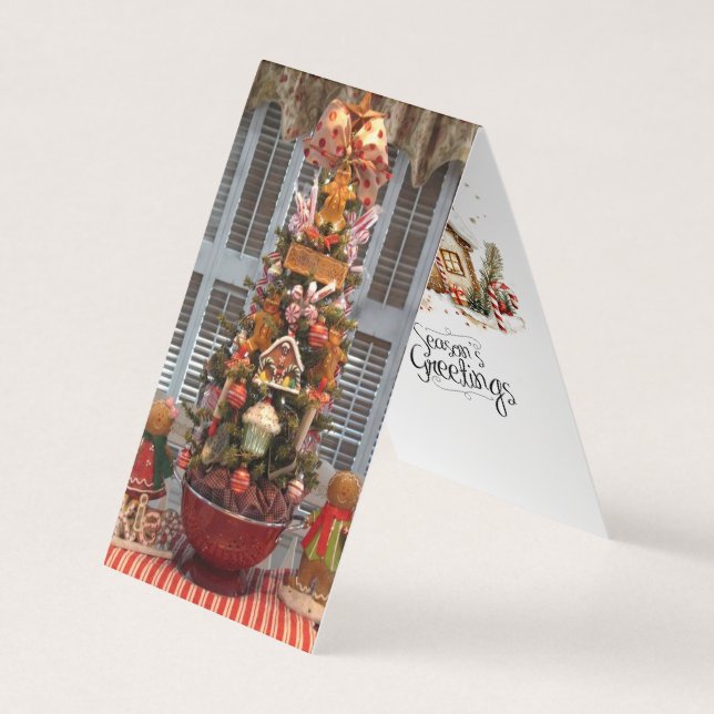 Gingerbread Kitchen Tree & Recipe Card (Front)