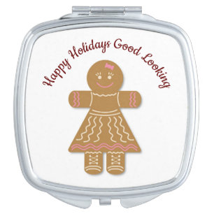 Gingerbread Lady Compact Mirror