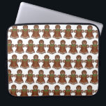 Gingerbread Lady Woman Christmas Holiday Cookie Laptop Sleeve<br><div class="desc">Laptop sleeve features an original marker illustration of a delicious gingerbread lady cookie. Perfect for Christmas!

Don't see what you're looking for? Need help with customization? Click "contact this designer" to have something created just for you!</div>