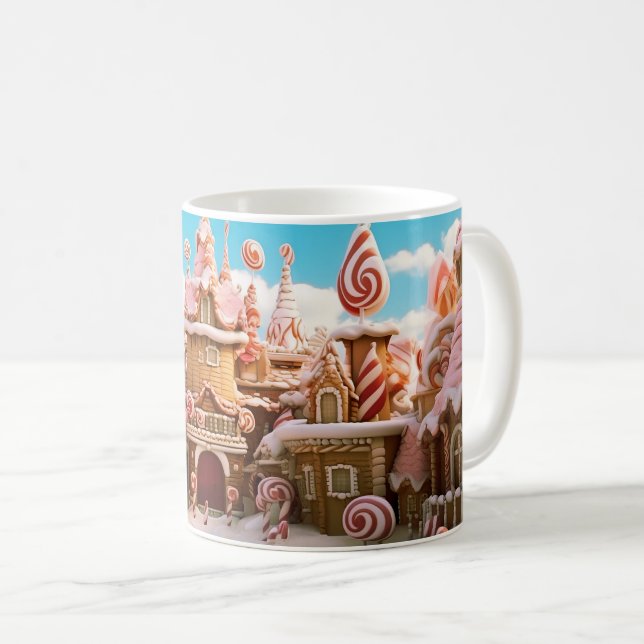 Gingerbread land coffee mug (Front Right)