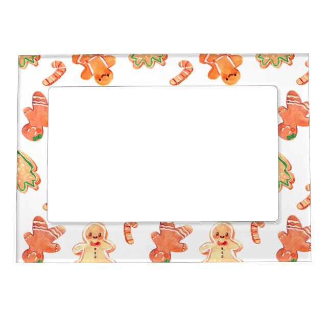 Gingerbread Magnetic Picture Frame (Front)