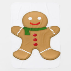 Gingerbread Man Baby Blanket