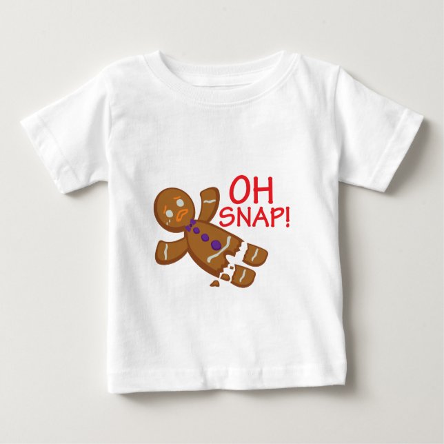 Gingerbread Man Baby T-Shirt (Front)