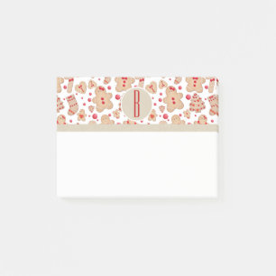 Gingerbread Man Baked Cookies Rustic Whimsical Post-it Notes