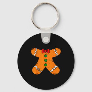 Gingerbread Man Body Costume For Halloween Or Chri Keychain