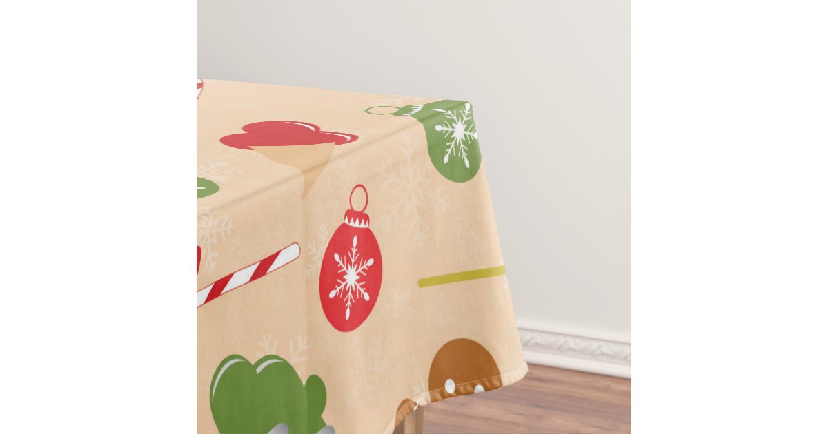 Gingerbread Man Candy And Ice Cream Tablecloth Zazzle Com