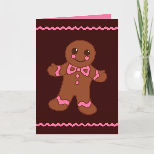 Gingerbread Man Card (Front)