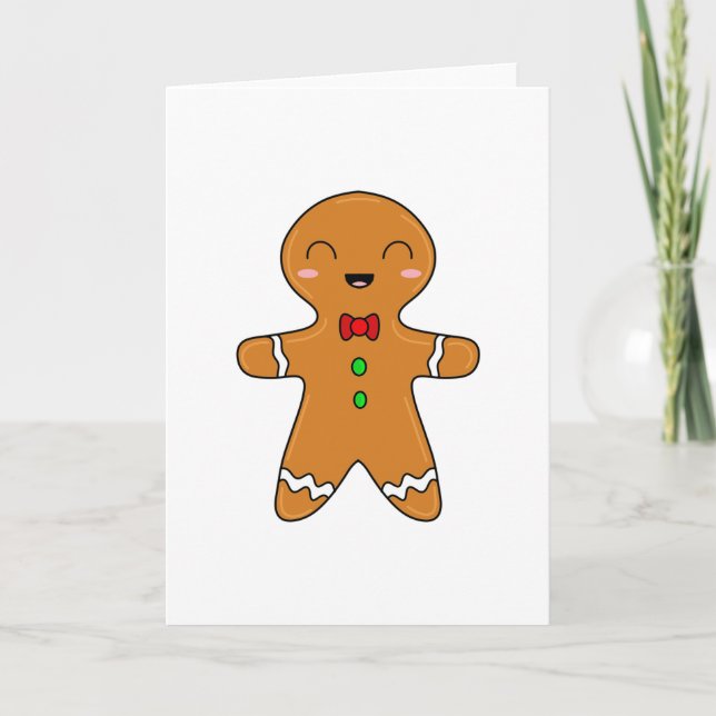Gingerbread Man Card (Front)