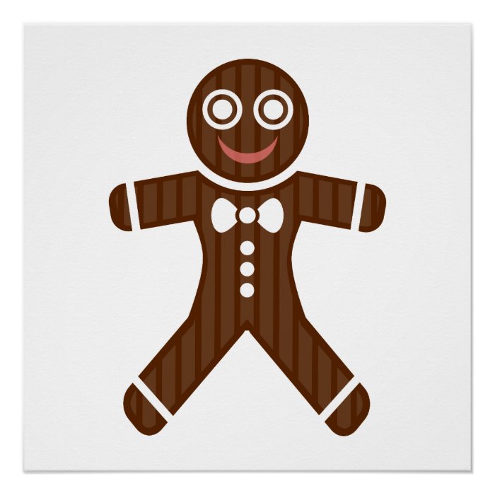 Gingerbread man cartoon