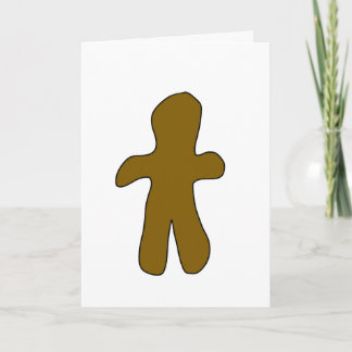 Gingerbread Man Christmas Card