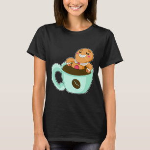 Gingerbread man Christmas Coffee T-Shirt