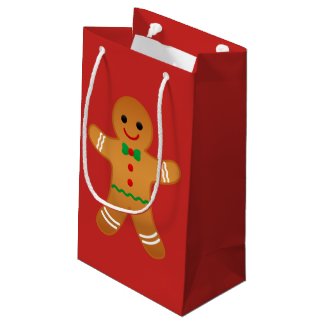 GINGERBREAD MAN - Christmas Gift Bag