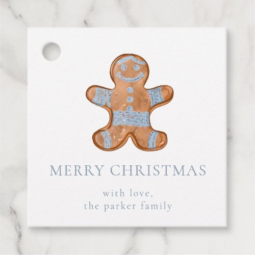 Gingerbread Man Christmas Gift Tags