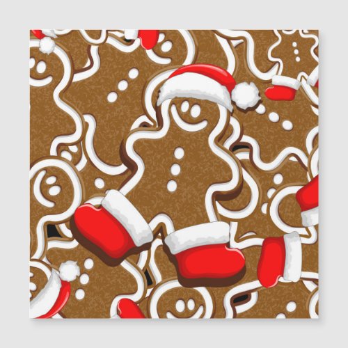 Gingerbread Man Christmas Santa Claus