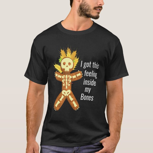 Gingerbread Man Christmas Season Cookie  Sweet Hou T-Shirt (Front)
