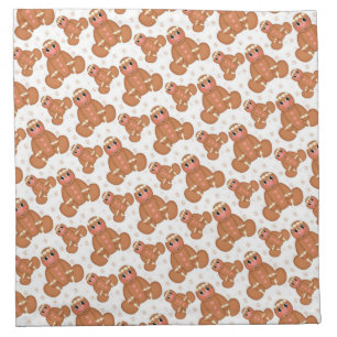 Gingerbread Man Cloth Napkin