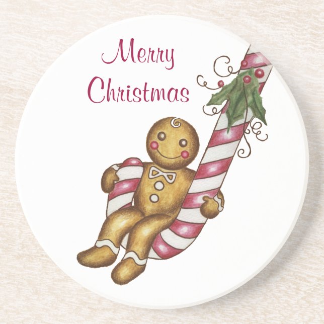 Gingerbread Man Coaster (Front)