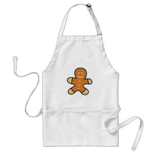 Gingerbread Man Cookie Adult Apron