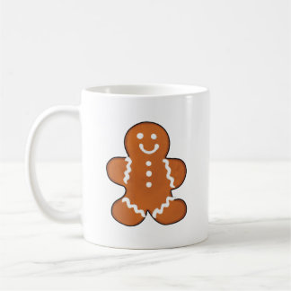 Gingerbread Man Cookie Christmas Holiday Cartoon Coffee Mug