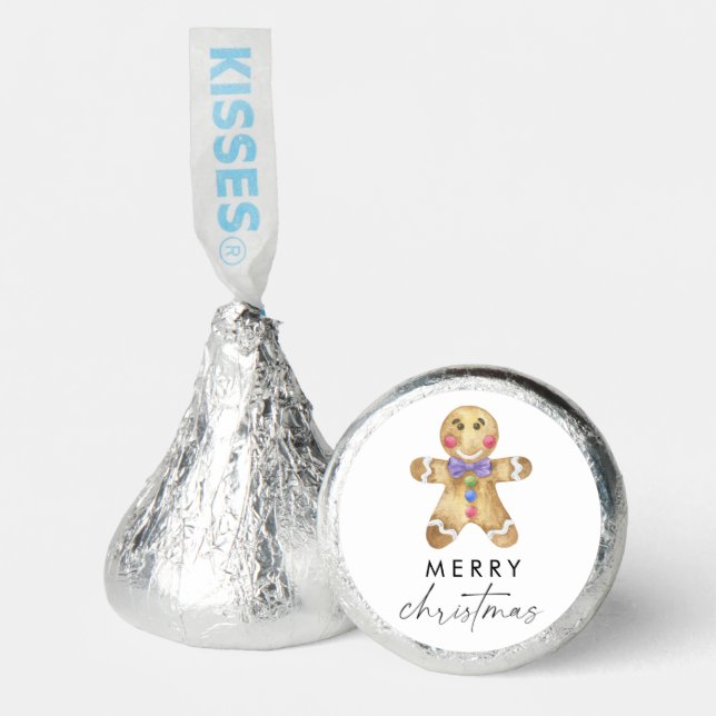 Gingerbread man cookie Return Address Envelope Hershey®'s Kisses® (Front)