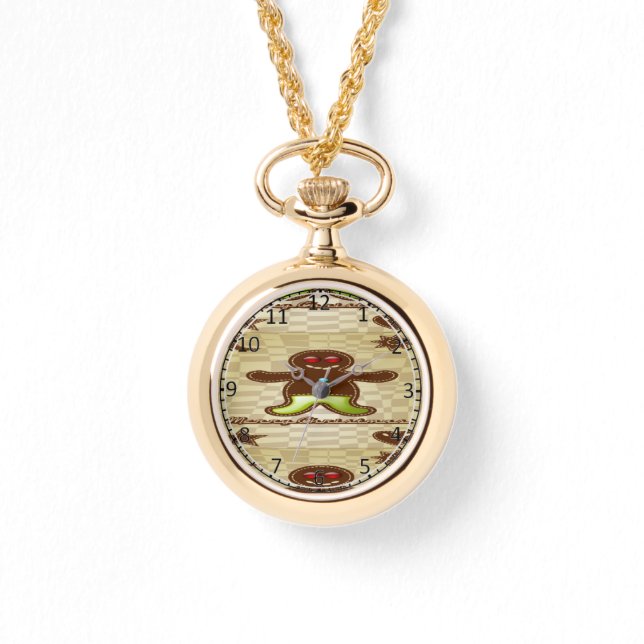Gingerbread man cookie watch (Front)