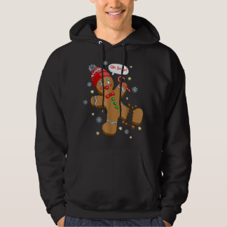 Gingerbread Man Cookie X Mas Oh Snap Funny Cute Ch Hoodie