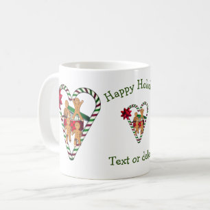 Gingerbread Man Cookies Christmas Personalized Coffee Mug