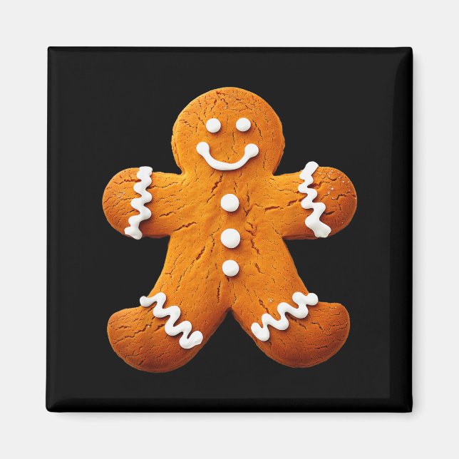 Gingerbread Man Costume Funny Halloween Christmas  Magnet (Front)