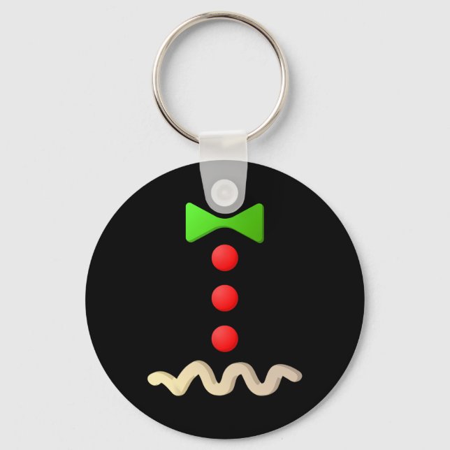 Gingerbread Man Costume  Halloween Costume   Keychain (Front)