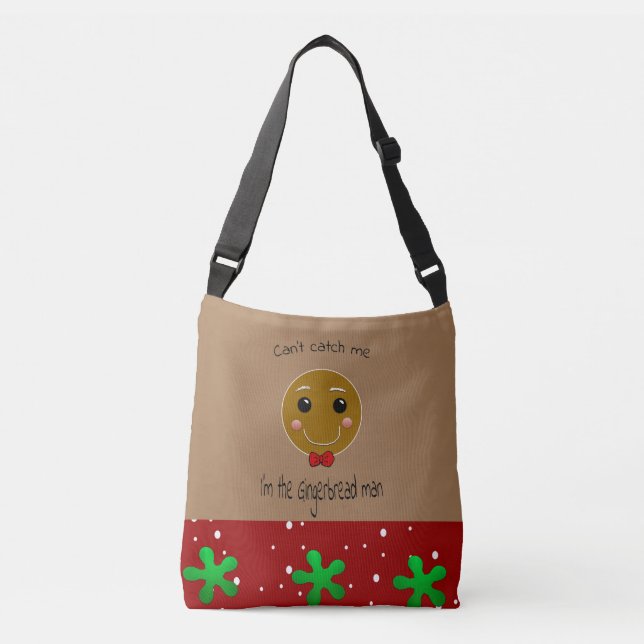 gingerbread man crossbody bag (Front)