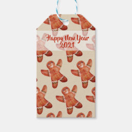 Gingerbread Man  Custom Gift Tag