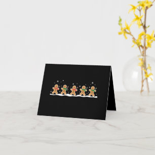 Gingerbread Man Cute Christmas Holiday Baker Card