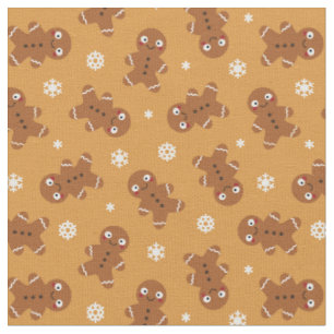Gingerbread Man Fabric
