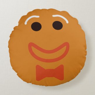 Gingerbread Man Face Fun Cookie Holiday