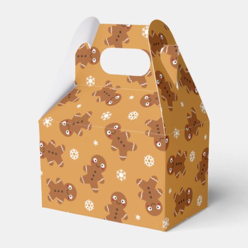 Gingerbread Man Favor Boxes