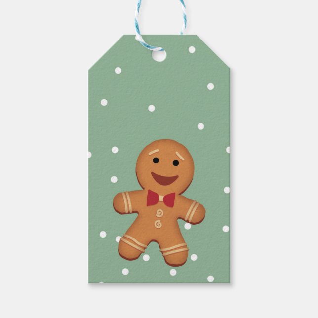 Gingerbread Man Gift tags (Front)