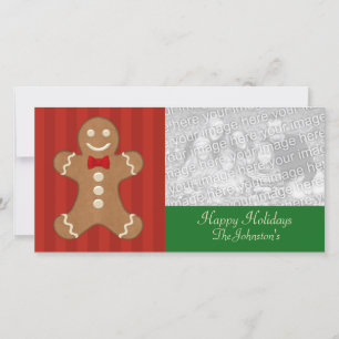 Gingerbread Man Holiday Card