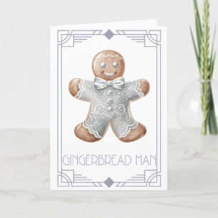 Gingerbread Man Holiday Card