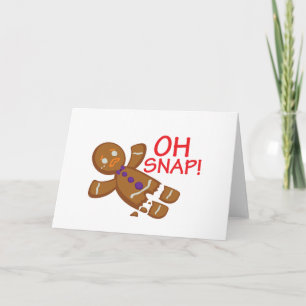 Gingerbread Man Holiday Card