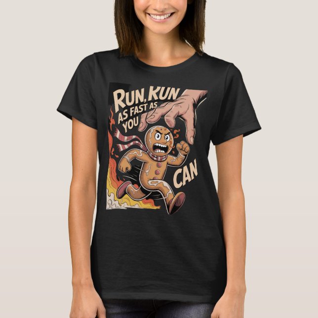 Gingerbread Man Hunt T-Shirt (Front)