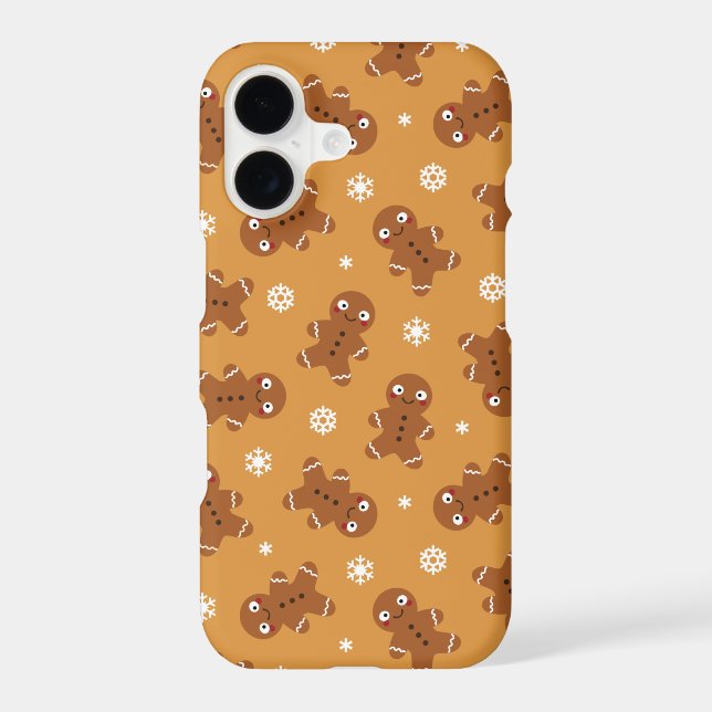 Gingerbread Man Iphone Case (Back)