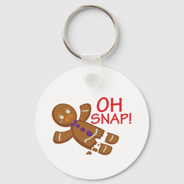 Gingerbread Man Keychain (Front)
