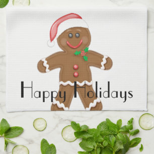 Gingerbread Man Kitchen Towel