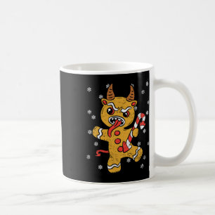 Gingerbread Man Krampus Christmas Pajama X-mas Can Coffee Mug