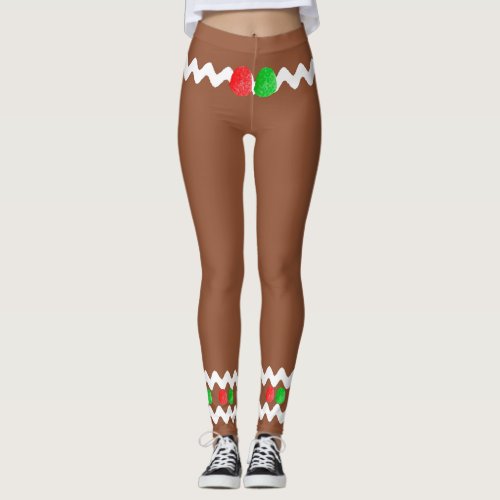 Gingerbread Man Leggings