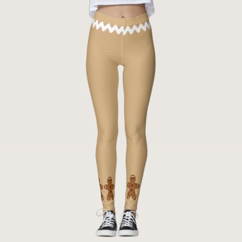 Gingerbread Man Leggings