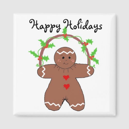 Gingerbread Man Magnet