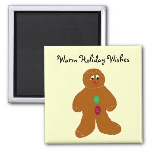 Gingerbread Man Magnet