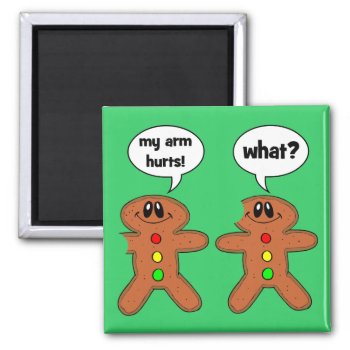 Gingerbread Man Magnet by holidaysboutique at Zazzle